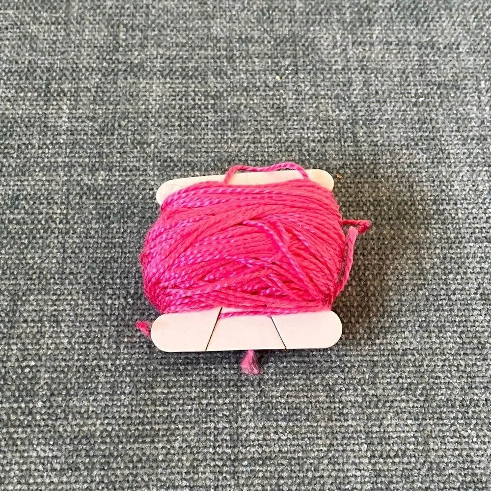 Pink Needlepoint Thread Yarn
